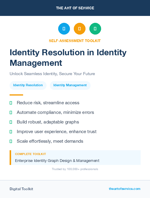 Identity Resolution in Identity Management