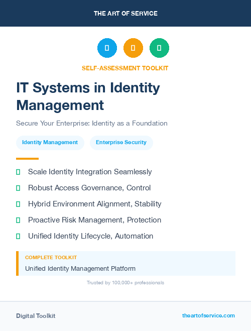 IT Systems in Identity Management