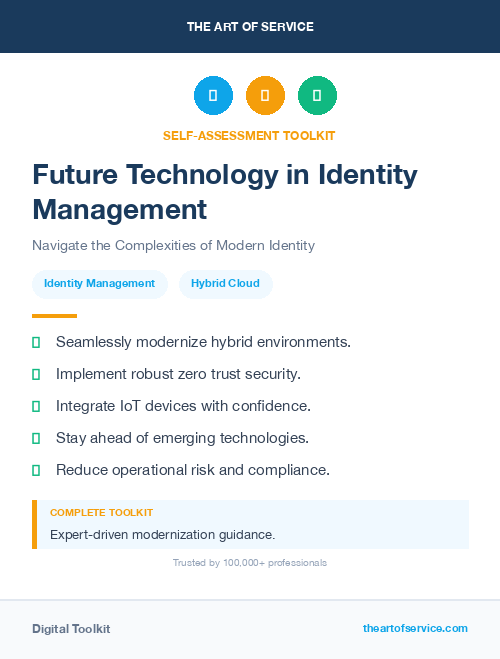 Future Technology in Identity Management