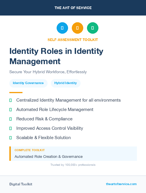 Identity Roles in Identity Management