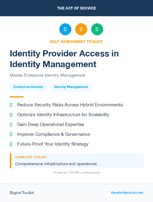 Identity Provider Access in Identity Management