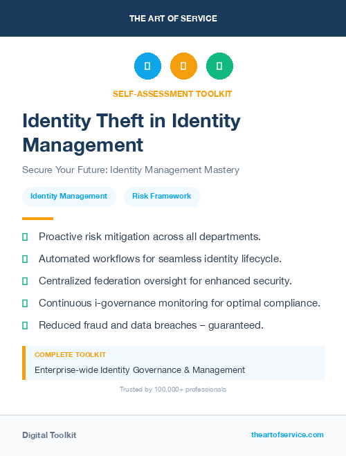 Identity Theft in Identity Management