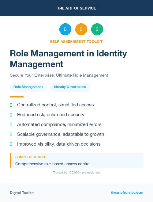 Role Management in Identity Management
