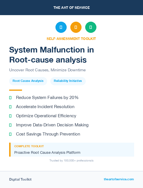 System Malfunction in Root-cause analysis