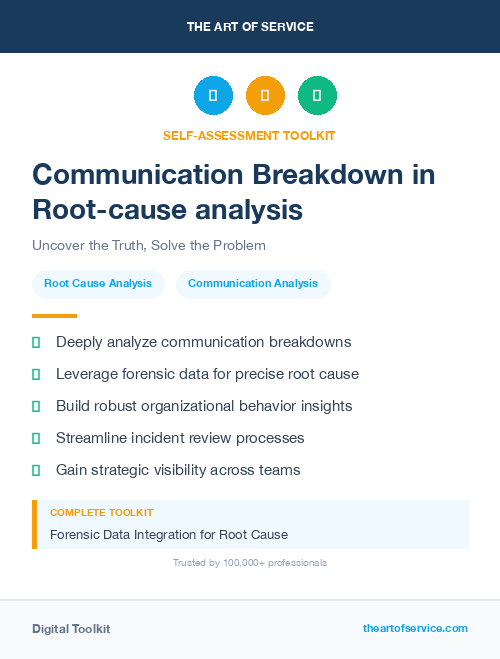 Communication Breakdown in Root-cause analysis