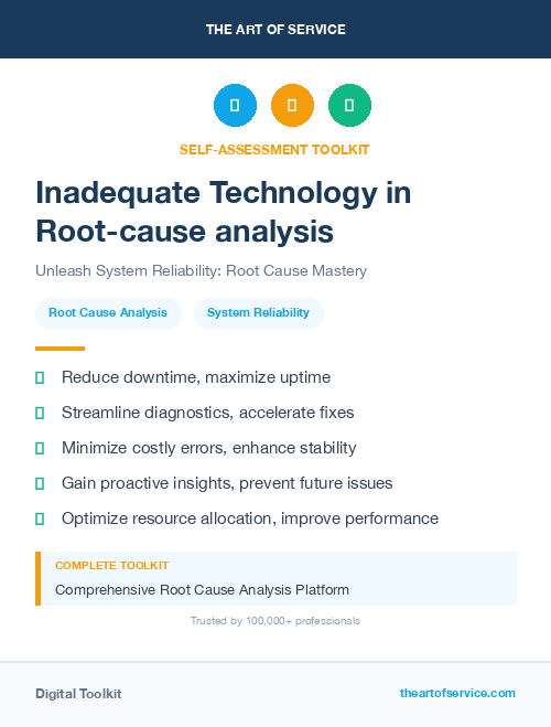 Inadequate Technology in Root-cause analysis