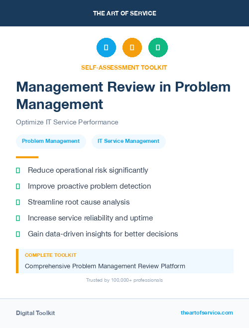Management Review in Problem Management