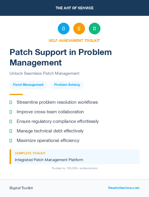 Patch Support in Problem Management
