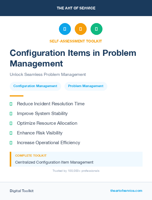 Configuration Items in Problem Management