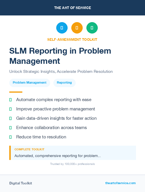 SLM Reporting in Problem Management