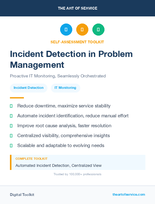 Incident Detection in Problem Management
