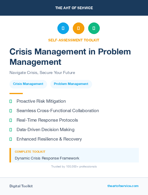 Crisis Management in Problem Management