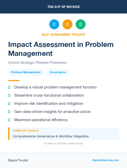 Impact Assessment in Problem Management