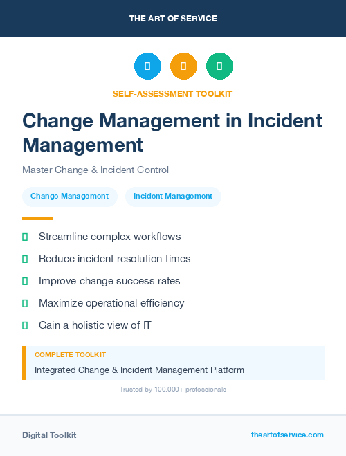Change Management in Incident Management