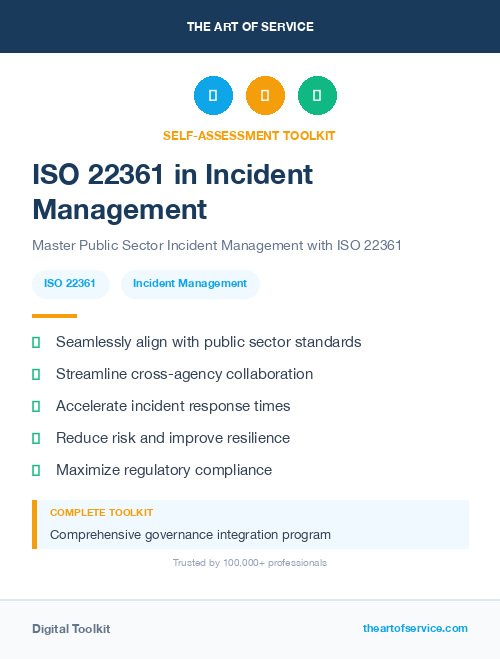 ISO 22361 in Incident Management