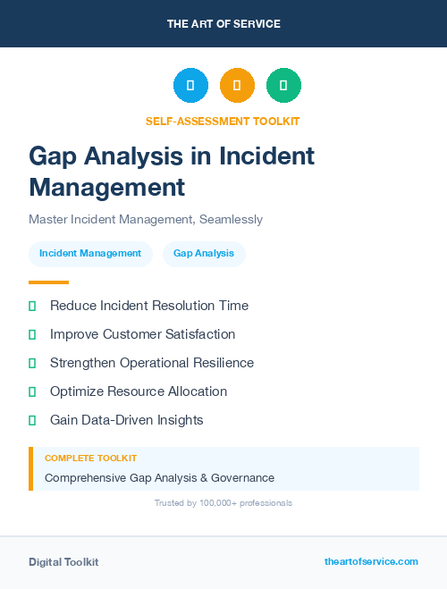 Gap Analysis in Incident Management