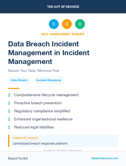 Data Breach Incident Management in Incident Management