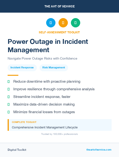 Power Outage in Incident Management