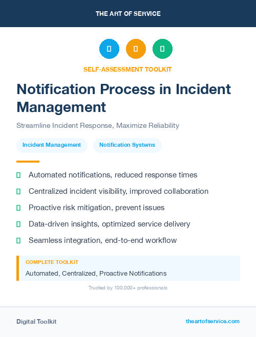 Notification Process in Incident Management