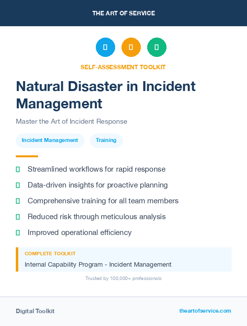 Natural Disaster in Incident Management