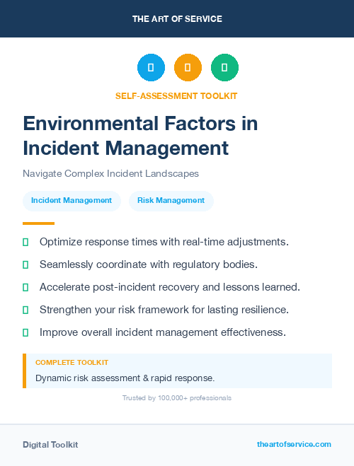 Environmental Factors in Incident Management