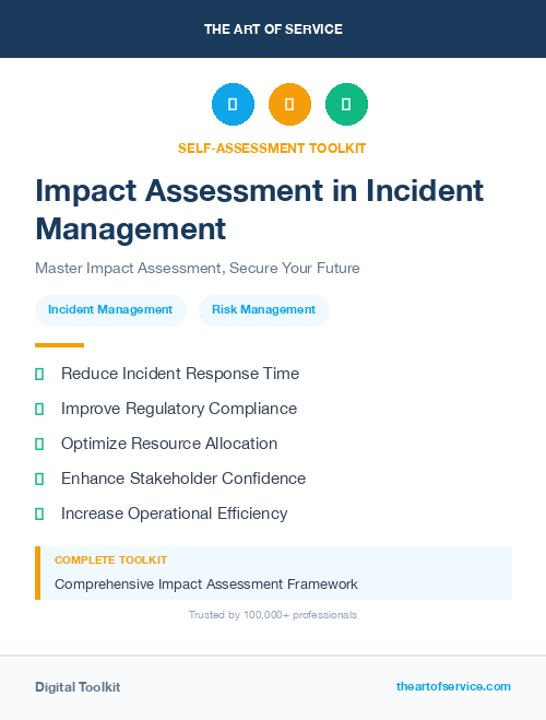 Impact Assessment in Incident Management