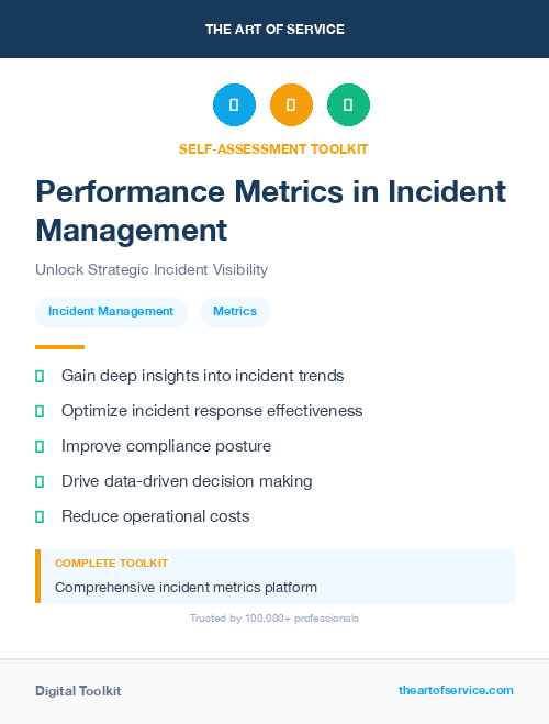 Performance Metrics in Incident Management