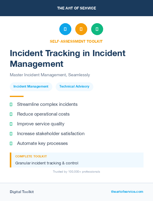 Incident Tracking in Incident Management