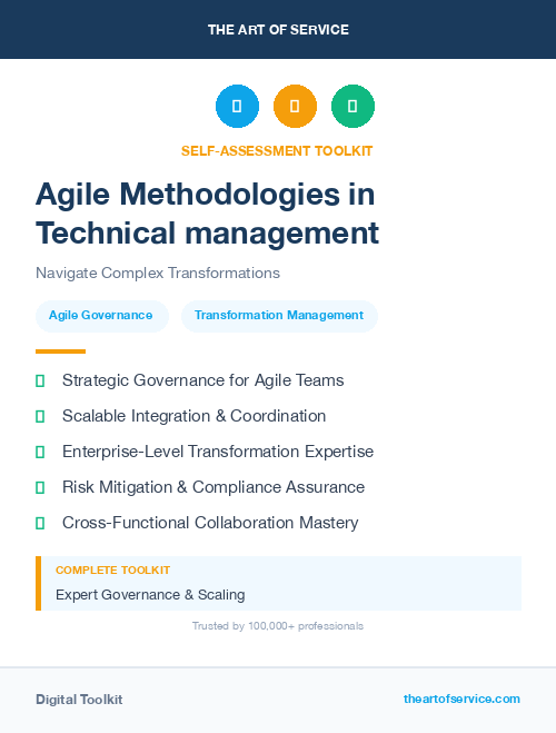 Agile Methodologies in Technical management