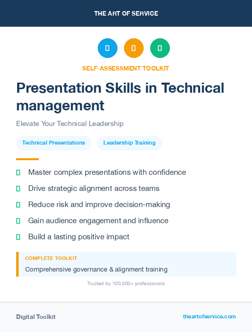 Presentation Skills in Technical management