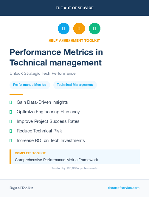 Performance Metrics in Technical management