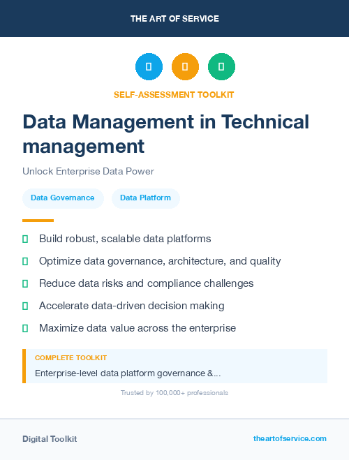 Data Management in Technical management