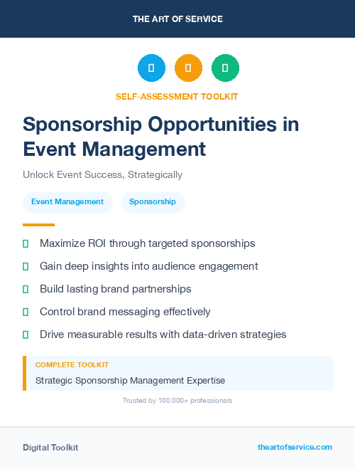 Sponsorship Opportunities in Event Management
