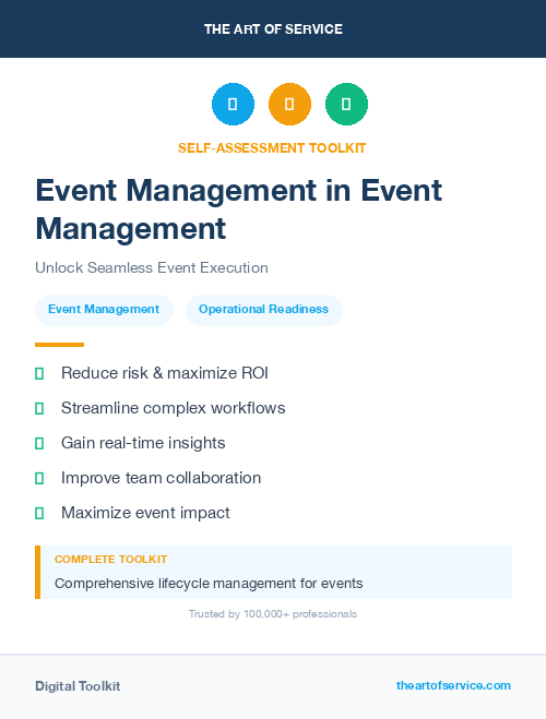 Event Management in Event Management