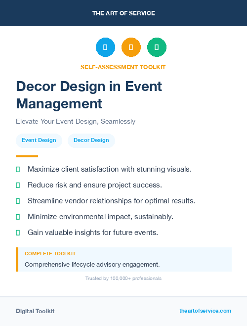 Decor Design in Event Management