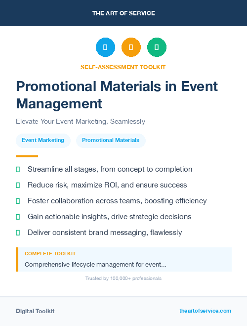 Promotional Materials in Event Management