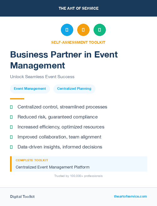 Business Partner in Event Management