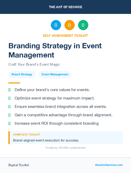 Branding Strategy in Event Management