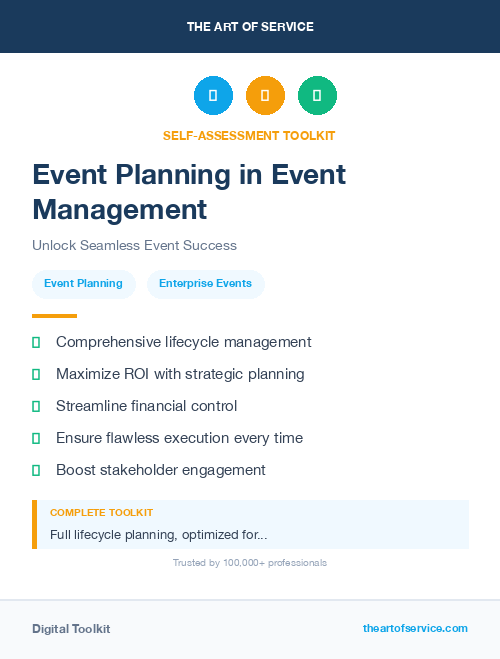 Event Planning in Event Management
