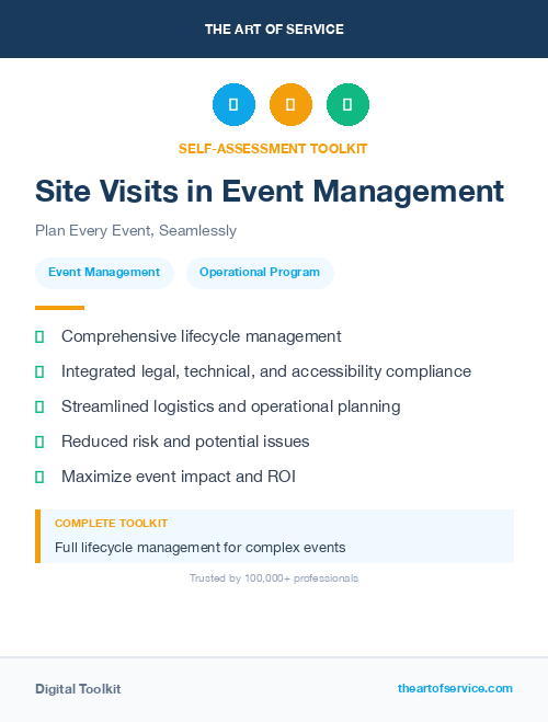 Site Visits in Event Management