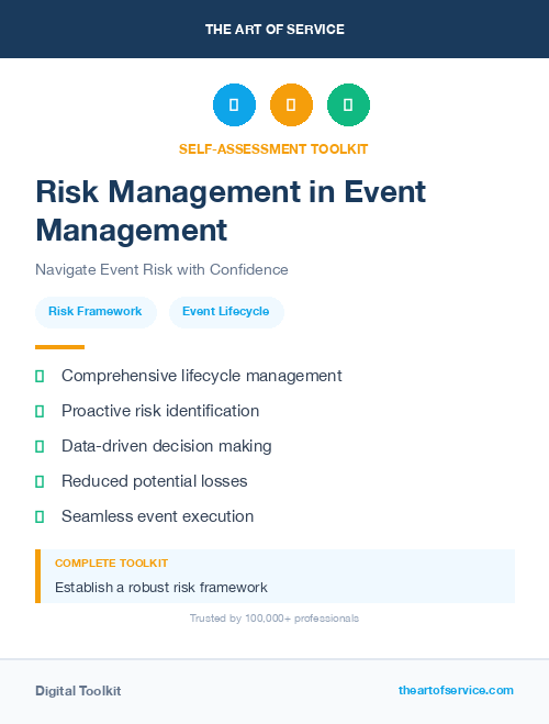 Risk Management in Event Management
