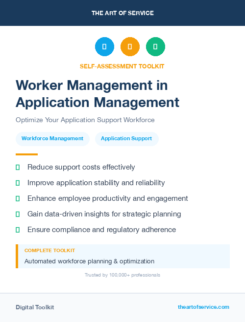 Worker Management in Application Management