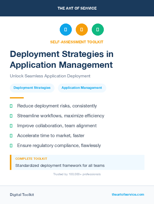 Deployment Strategies in Application Management