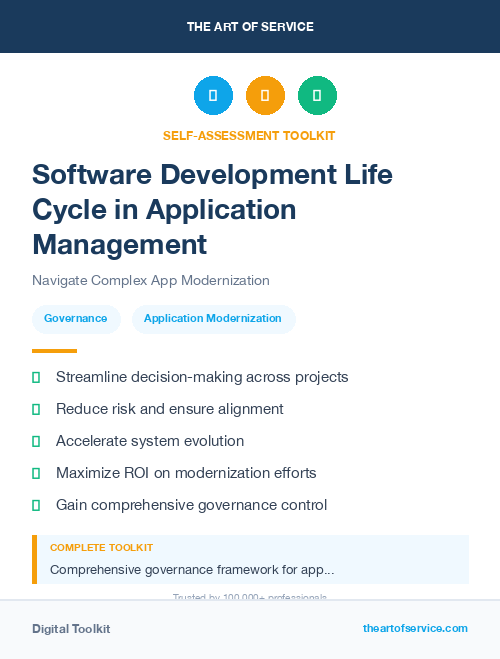 Software Development Life Cycle in Application Management