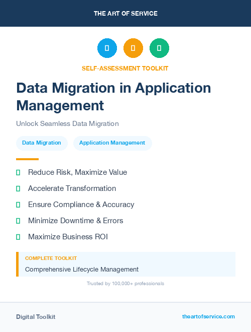 Data Migration in Application Management