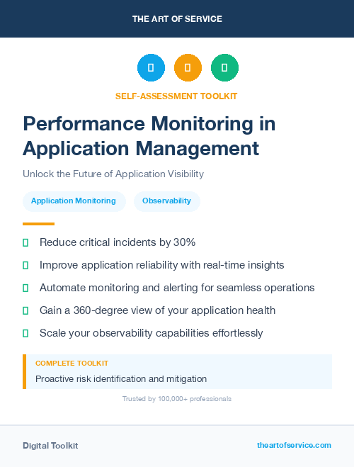 Performance Monitoring in Application Management