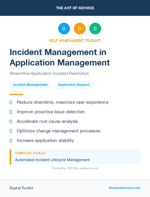 Incident Management in Application Management