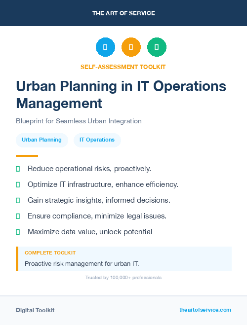 Urban Planning in IT Operations Management
