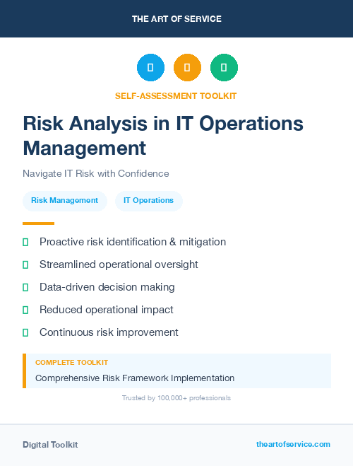 Risk Analysis in IT Operations Management