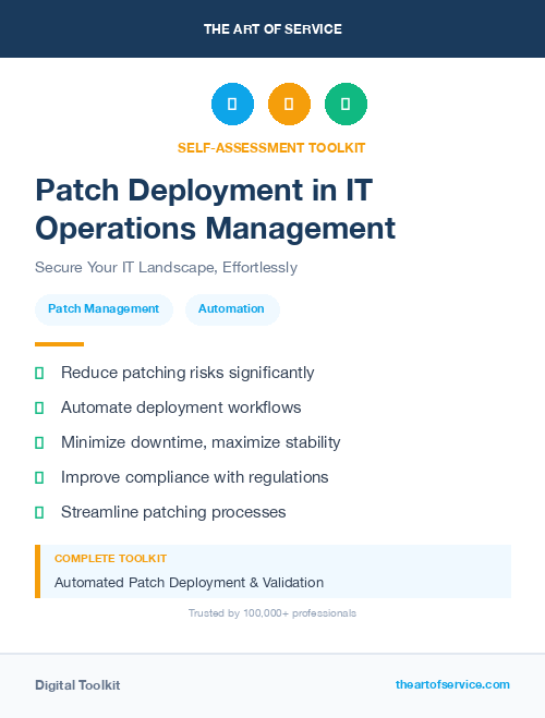 Patch Deployment in IT Operations Management